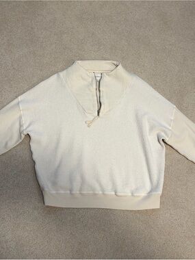 The GREAT The Trail Sweatshirt - Washed White Size 1